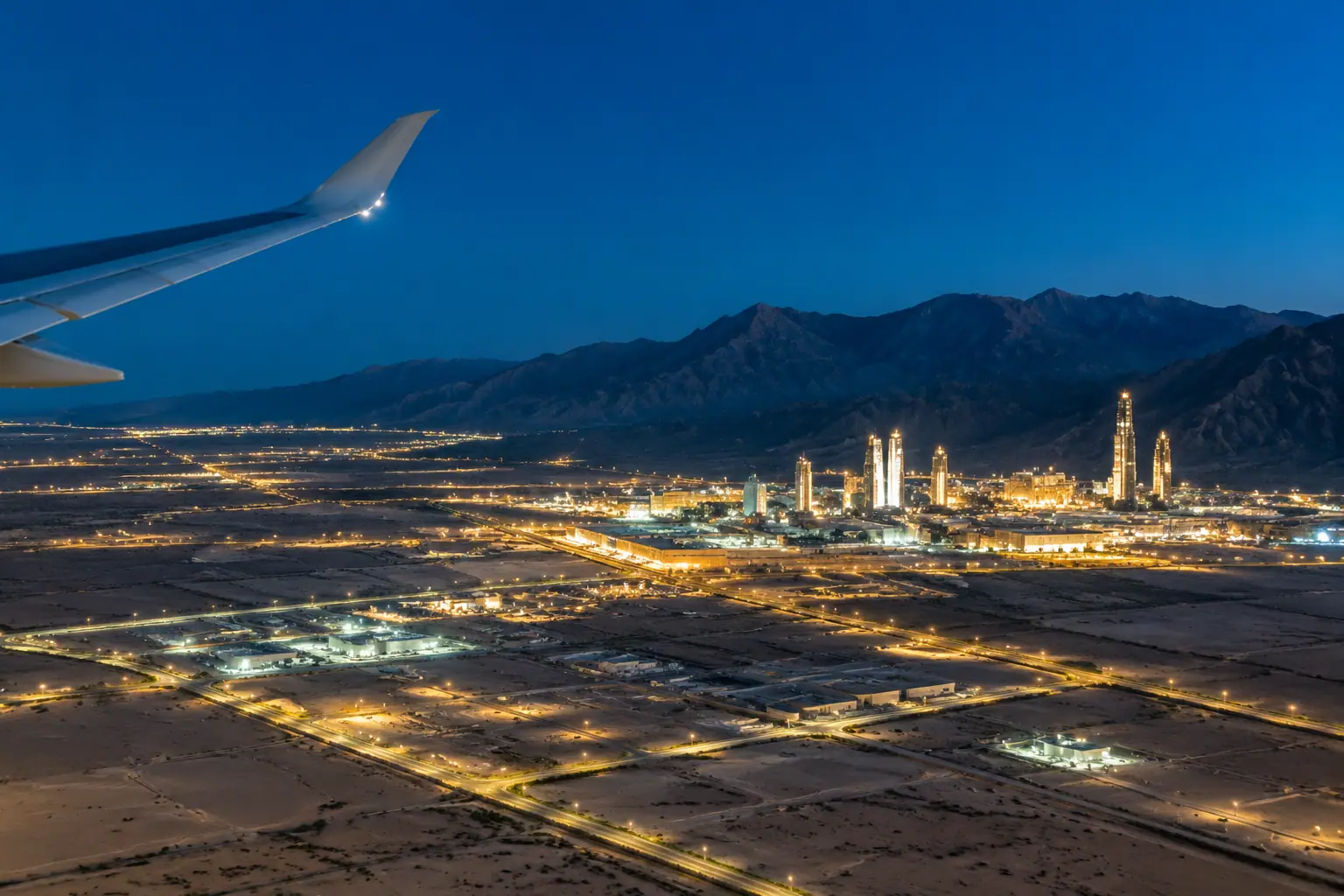 Las Vegas from the air