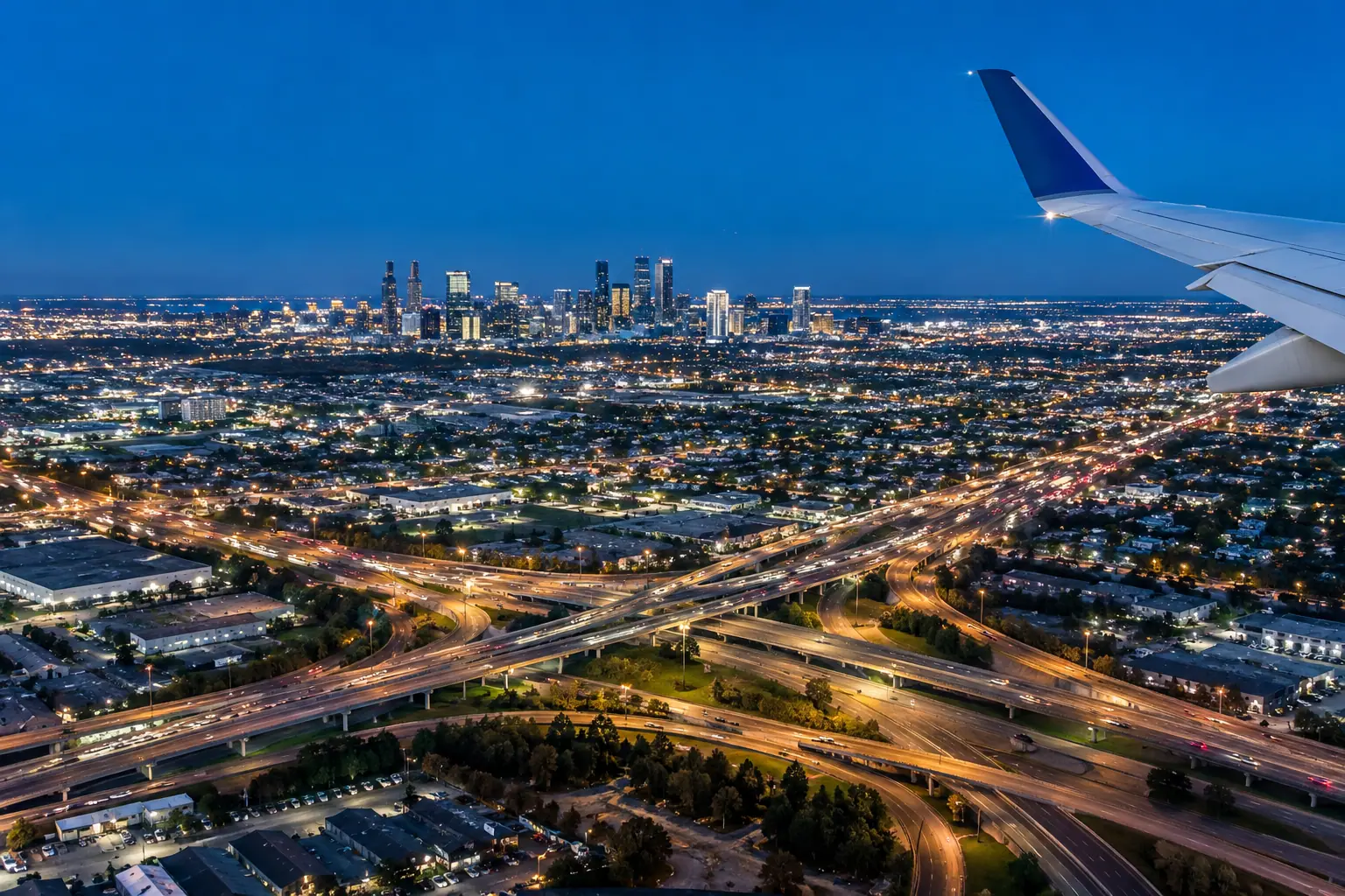 Dallas from the air