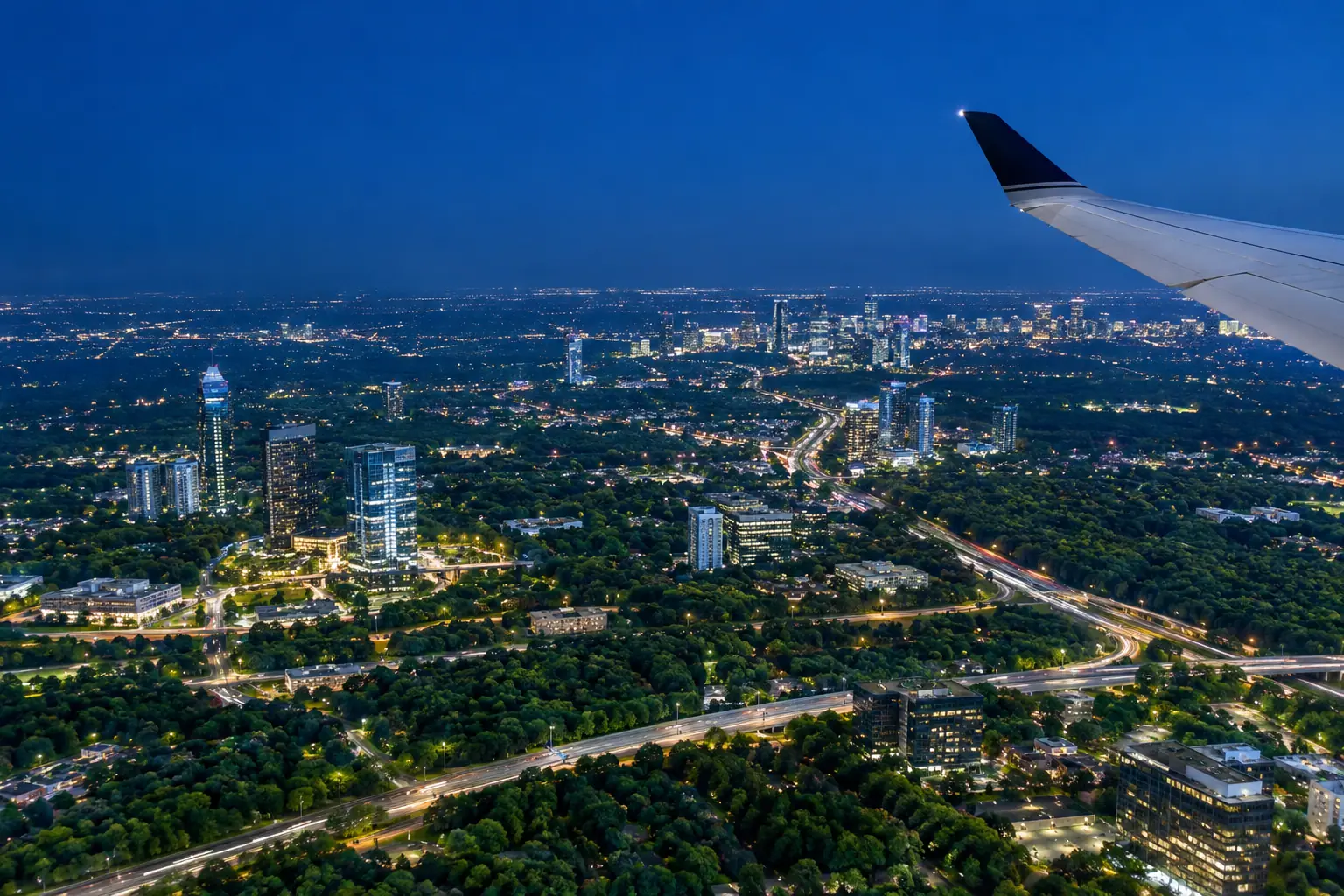 Atlanta from the air