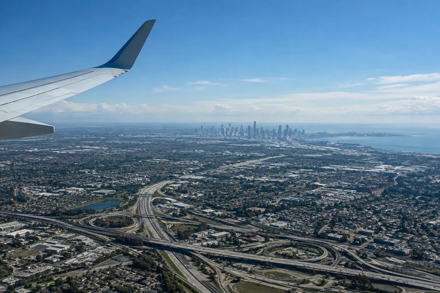 Houston from the air