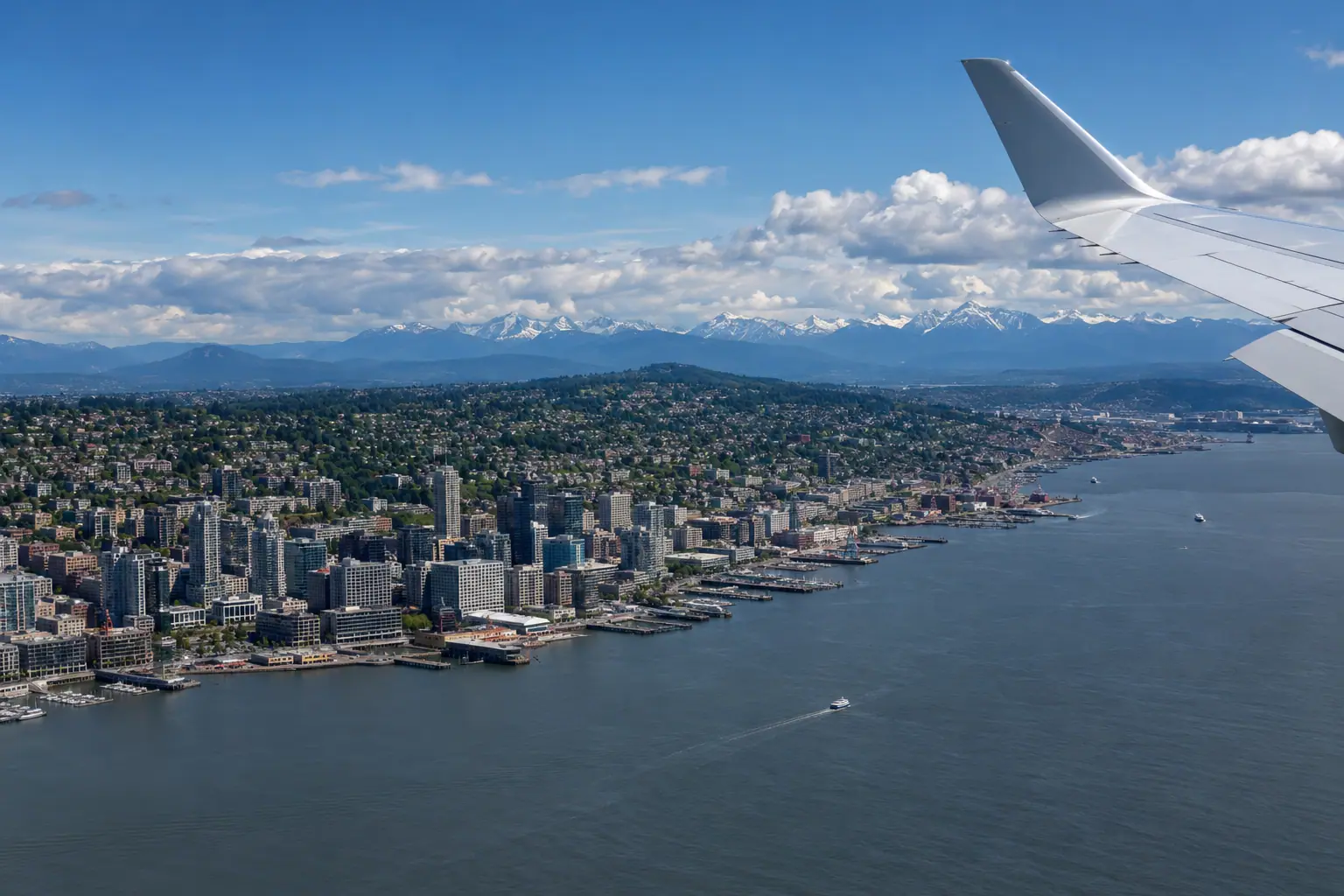 Seattle from the air